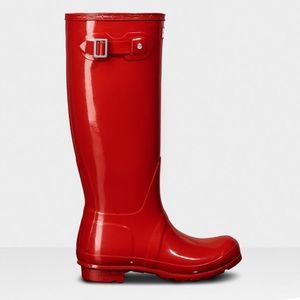 Tall Red Hunter Boots